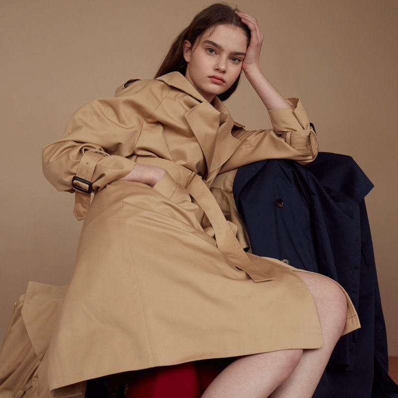 MH1 1159 TRENCH RING COAT_BE
